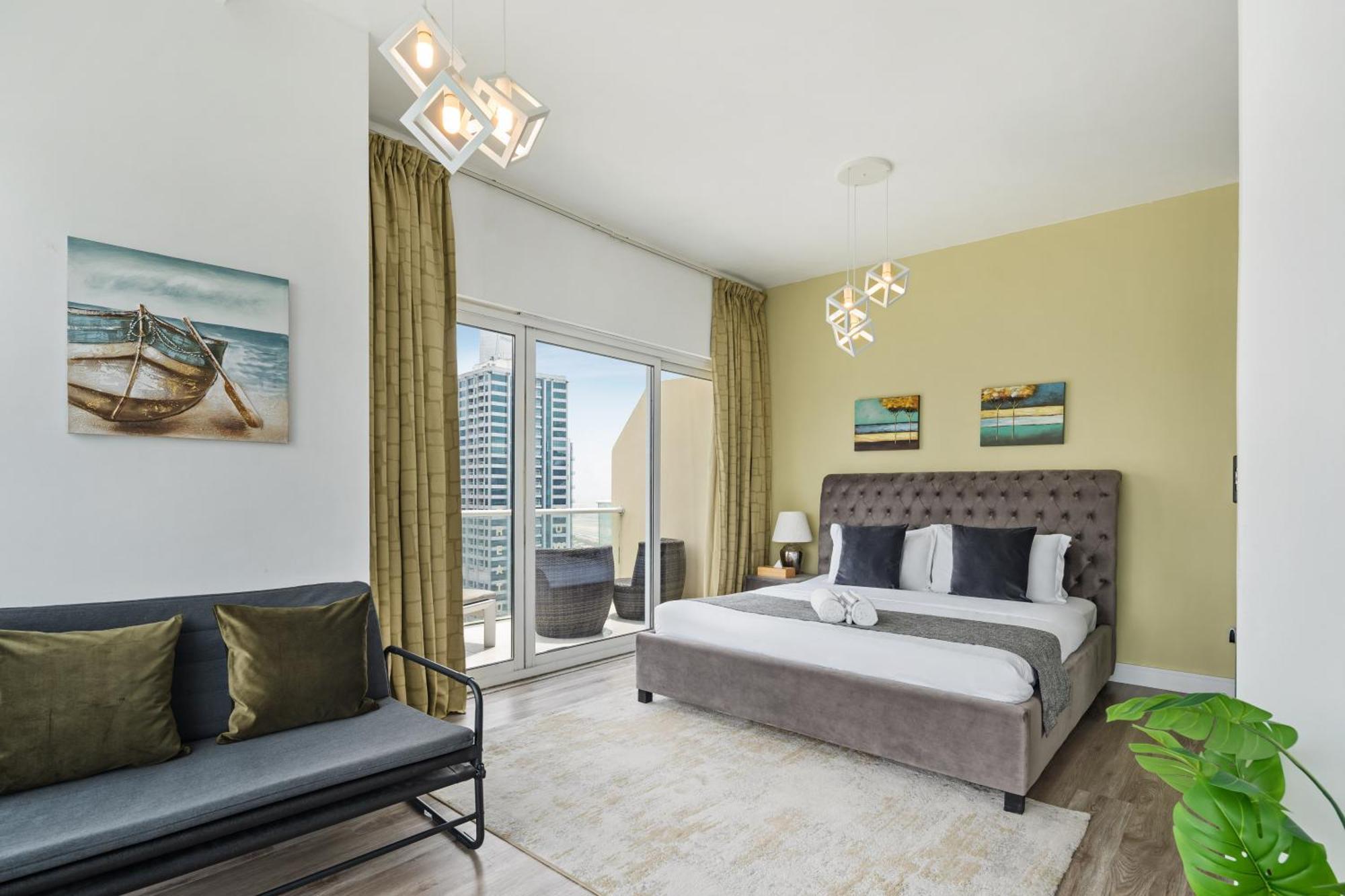 Modern & Spacious 2-Bed Condo With Panoramic Lake Views, Dual Balconies, Steps From Dubai Jlt Metro By "La Buena Vida Holiday Homes" Exterior foto